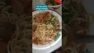 Baso mas jangkung yg lagi viral #jajanan #makan #mukbang #baso