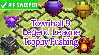 Clash of Clans - TownHall 9 (TH9) Best TROPHY Pushing 2016- Speed Build +  Live Replays - Must Watch