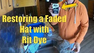 Restoring a Faded Hat with Rit Dye