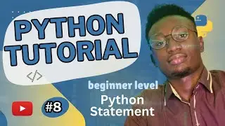 🔴 Python Programming Tutorial  - Python Statements