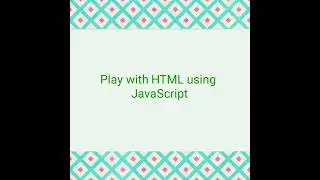 Java Script basic tutorial