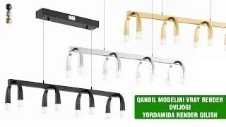 Qandil Modelini Render qilish | 3ds Max & V-Ray