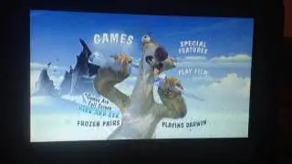 Ice Age DVD Menu Walkthrough