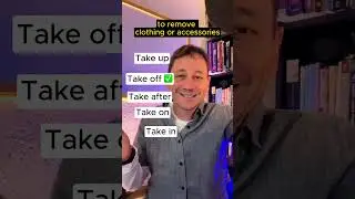 Phrasal verbs with TAKE challenge: Can you guess what Phrasal verb I am talking about? 👀