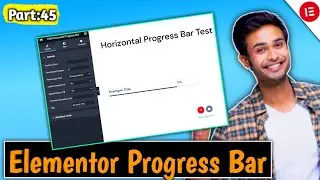 Elementor Progress Bar: Step by Step Guide💡| How To Use Progress Bar Widget in Elementor
