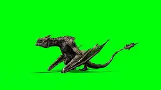 Dinosaurus Flying Effect Green Screen HD