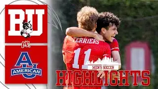 Highlights: Men's Soccer vs American (10/26/24)