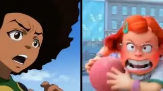 Huey vs The Red Ball | Turning Red Meme