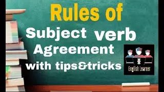 Subject Verb Agreement || English Grammar || Parts of Speech