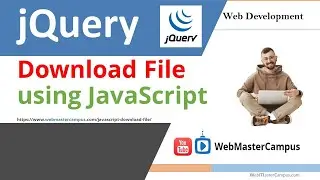 Download File using JavaScript jQuery - JavaScript Download File