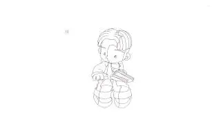 La_vache_qui_rit an old animation pencil test