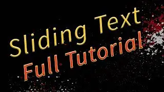 Sliding Text Animation effect - PowerPoint Motion Graphics Tutorial
