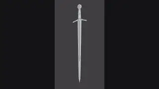 How to modeling a sword in blender for beginners preview😳 #3dart #3dmodeling #shorts