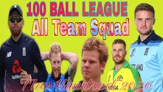 The Hundred League 2019 2020 All Teams Squad, Players List 