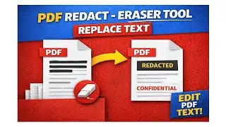 How to Remove or Replace Text in a PDF | PDF Text Eraser | PDF TOOLS