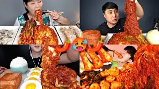 MUKBANGERS EATING TOO MUCH EXTREME SPICY KIMCHI!🌶️🔥🥵🙀