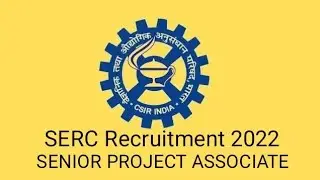 SERC Recruitment 2022 | Salary ₹31,000 + HRA | GATE Not Compulsory | Direct Interview | Jobs 2022