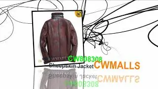 CWMALLS® Custom Sheepskin Biker Jackets CW808308 | CWMALLS.COM
