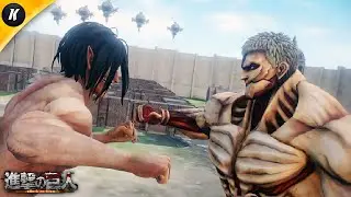 ATTACK ON TITAN | EREN VS REINER [GAMEPLAY]