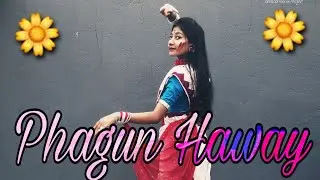Phagun Haway Haway || Holi Special || Rabindra Sangeet || Dance Performance By Sneha 🌼