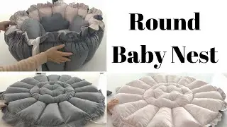 Round Baby Nest Introduction - Two Color Round Play Mat