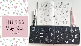 Lettering fácil, letra D