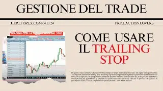 Come uso il TRAILING STOP  per la GESTIONE del TRADE.