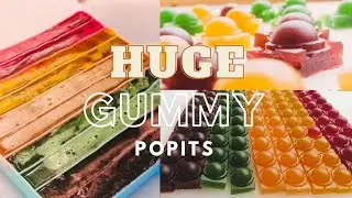 Huge Gummy pop it | how to make gummy popits | Homemade gummy candy