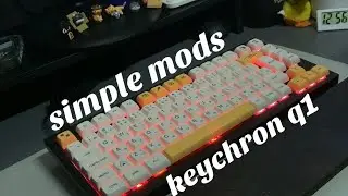 ✨ simple, cheap & easy mods for your keychron q1 | tape & cotton mod