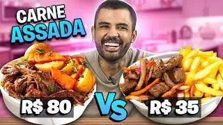 DEAR YOU CHEAP ROOT! - MONDAY ROAST MEAT 35 REAIS VS PREMIUM ROAST MEAT 80 REAIS