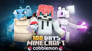 I Survived 100 Days in Cobblemon with Fusions! (Pokemon Minecraft)