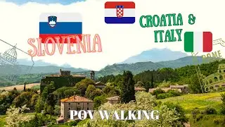 ISTRIA \ Истрия - POV прогулка по Словении,Хорватии и Италии | 4k Video 60fps