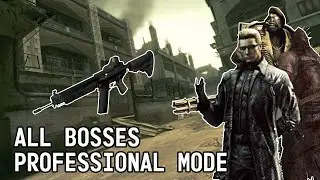 Kill ALL BOSSES with Infinite SIG 556(MG) - Resident Evil 5 Professional