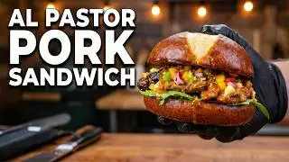I Love Leftovers From The Grill - Especially When They End Up In An Al Pastor Pork Sandwich