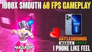 OMG 😱 Bgmi 1000x Smouth Gameplay Constant 60 Fps❣️