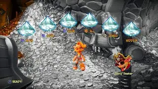 Crash Bandicoot 4 - 106% Walkthrough, Part 111: Booty Calls (N. Verted, All Gems)