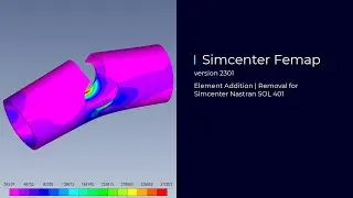 NEW in Femap 2301: Element Add/Remove Simulation Entities Commands