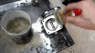 ЧИСТКА ДРОССЕЛЬНОЙ ЗАСЛОНКИ MERCEDES W211.M112®️