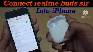 How to connect realme buds air to iphone