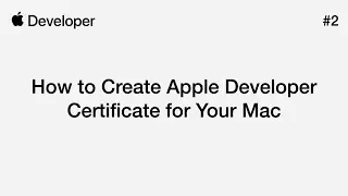 How to Create Apple Developer Certificate for Your Mac - Apple Developer #2