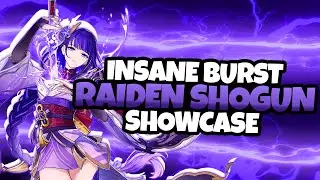 C0 Raiden Shogun + R1 Engulfing Lightning Showcase | Genshin Impact