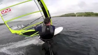 Windsurfing at Llandegfedd Reservoir