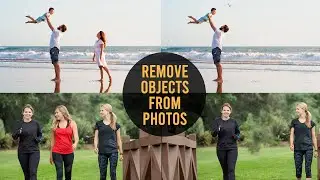 Remove Objects from photos, from Content aware fill in photoshop