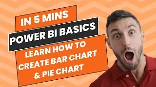 Learn how to create clustered BAR chart & PIE Chart in Power BI || Power BI for Beginner's ||