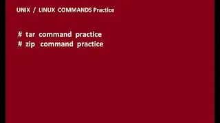 14   tar command practicals