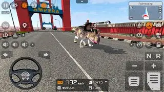 Bussid Dinosaurus Telolet Basuri di Palembang | Bus Simulator Indonesia