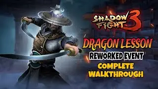 RED LION NEW SET MAX LEVEL VS DRAGON 🐉 LESSON COMPLETE WALKTHROUGH - SHADOW FIGHT 3