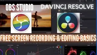 FREE Screen recording and editing basics with OBS and Davinci Resolve