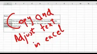 How to Align text in Microsoft Excel