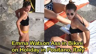 Emma Watson in Bikini on Holiday in Positano, Italy